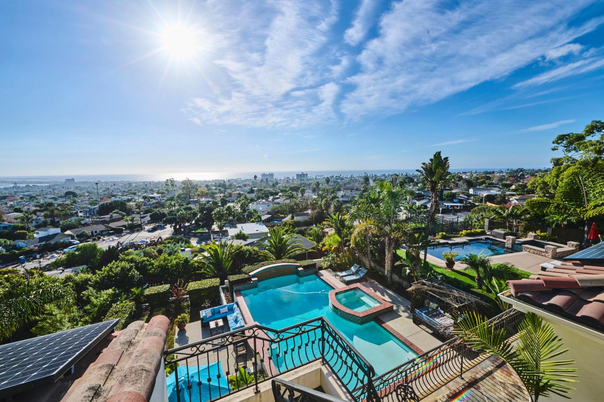 360 Degree Ocean & City Views With Pool, Spa, Close To The Beach! Pets Ok San Diego Bagian luar foto